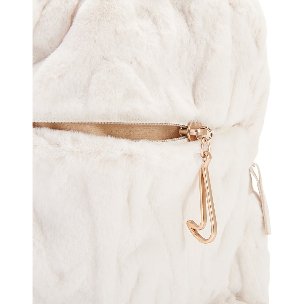 nike premium mini backpack in cream