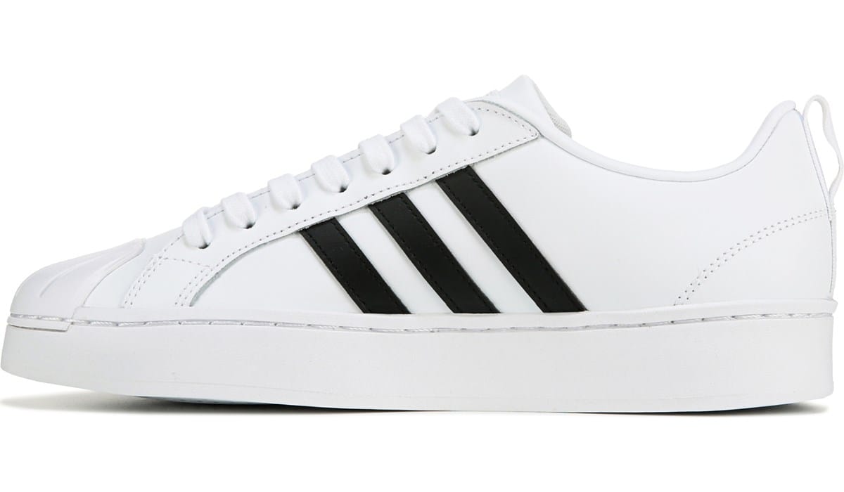 adidas Men's Streetcheck Sneaker White, Sneakers and Athletic Shoes, Famous  Footwear