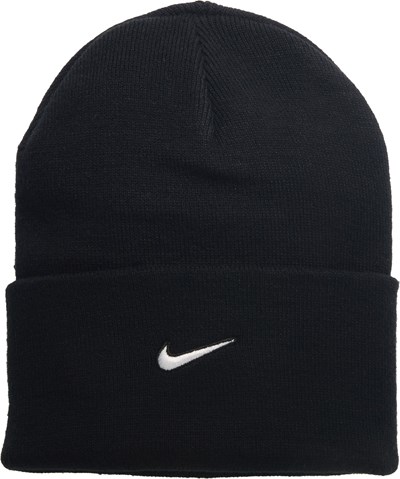 Nike swoosh beanie black hot sale