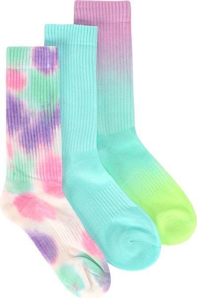 bluelavender #S10 SALE Tie dye crew socks yellow 3 pairs men/'s 4 12-8 12 women/'s size 6-10 maroon