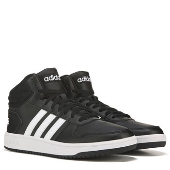 adidas black and white high top sneakers