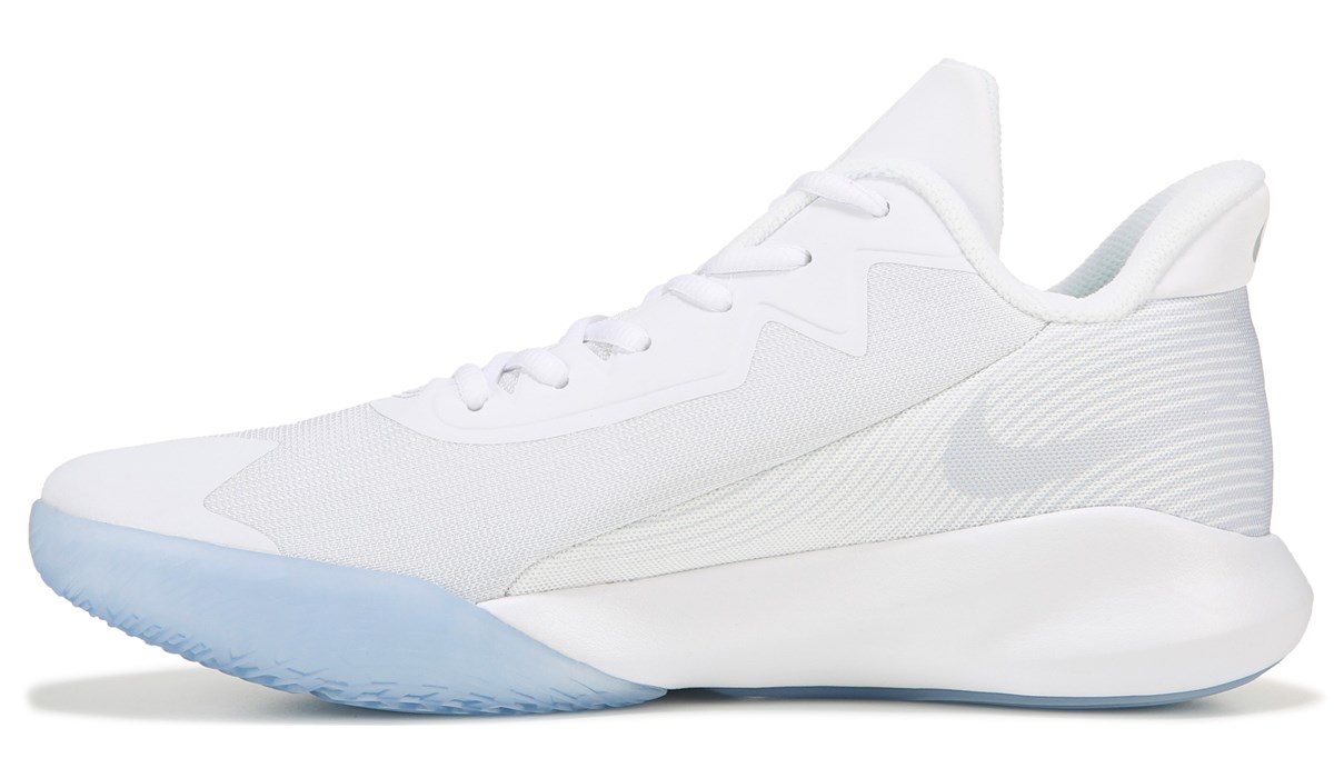 white basketball shoes pg