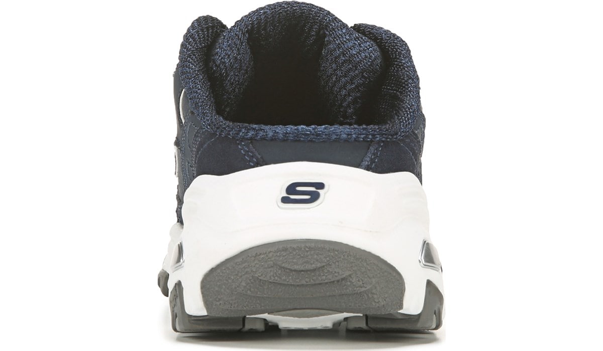 famous footwear shoes on Skechers Women S D Lites Resilient Mule Sneaker Navy Sneakers And Athletic Shoes Famous Footwear