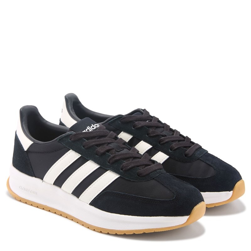 Adidas Women's Run 70s 2.0 Retro Sneakers (Black/White/Gum) - Size 7.0 M