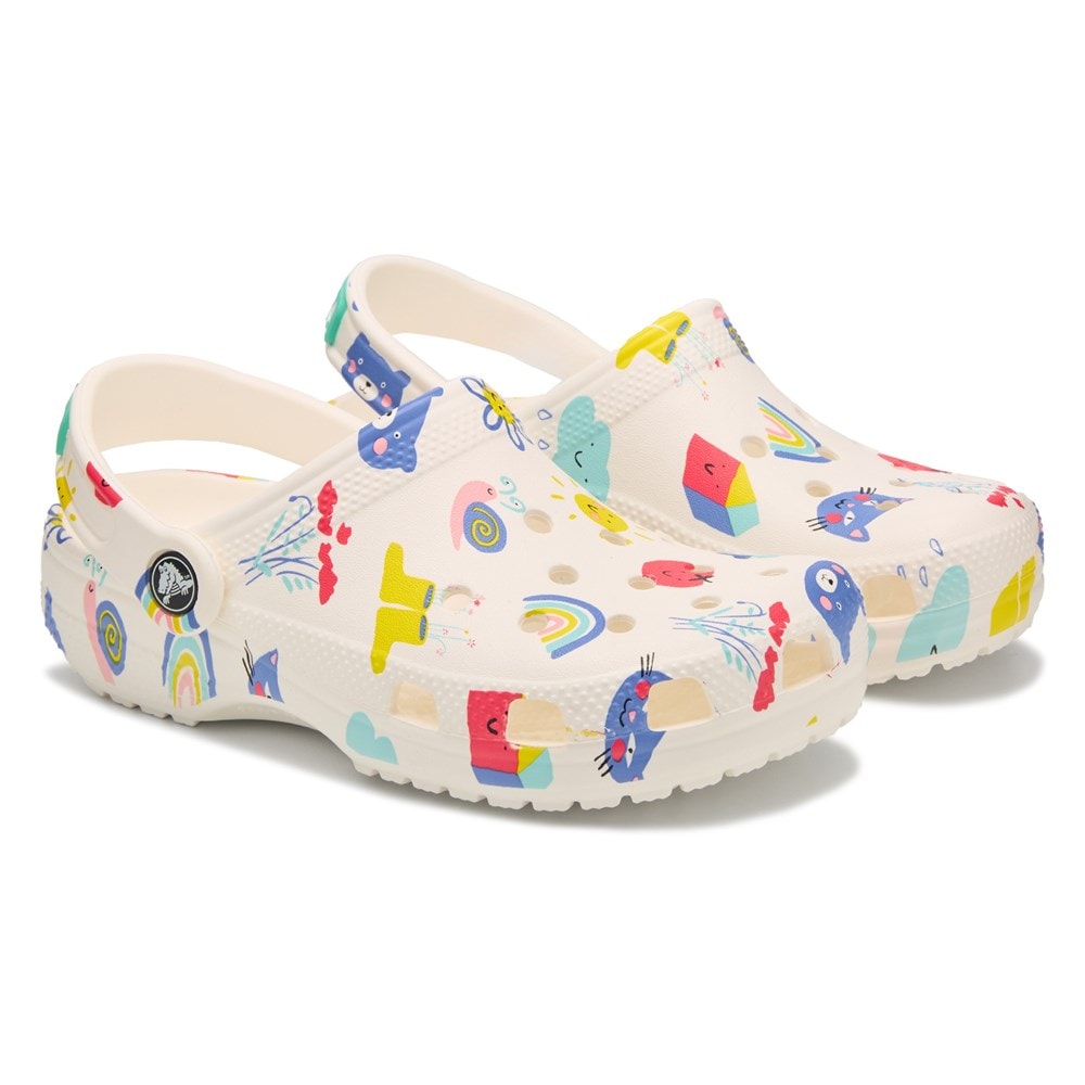 crocs kids white