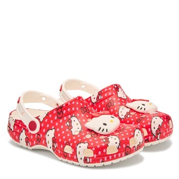 Crocs Kids' Hello Kitty Classic Clog Little/Big Kid Famous Footwear