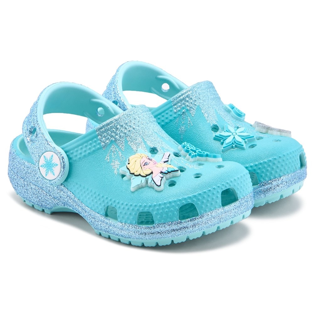 Crocs Kids Frozen Elsa Classic Clog Toddler Famous Footwear