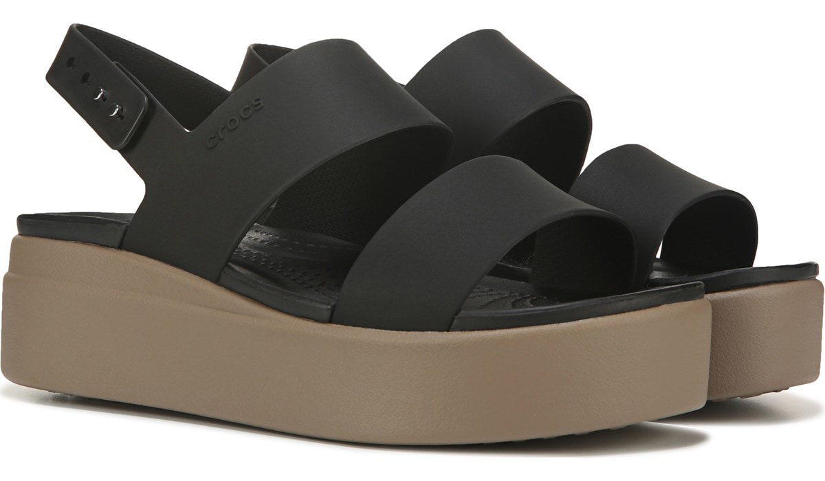 crocs black sandals