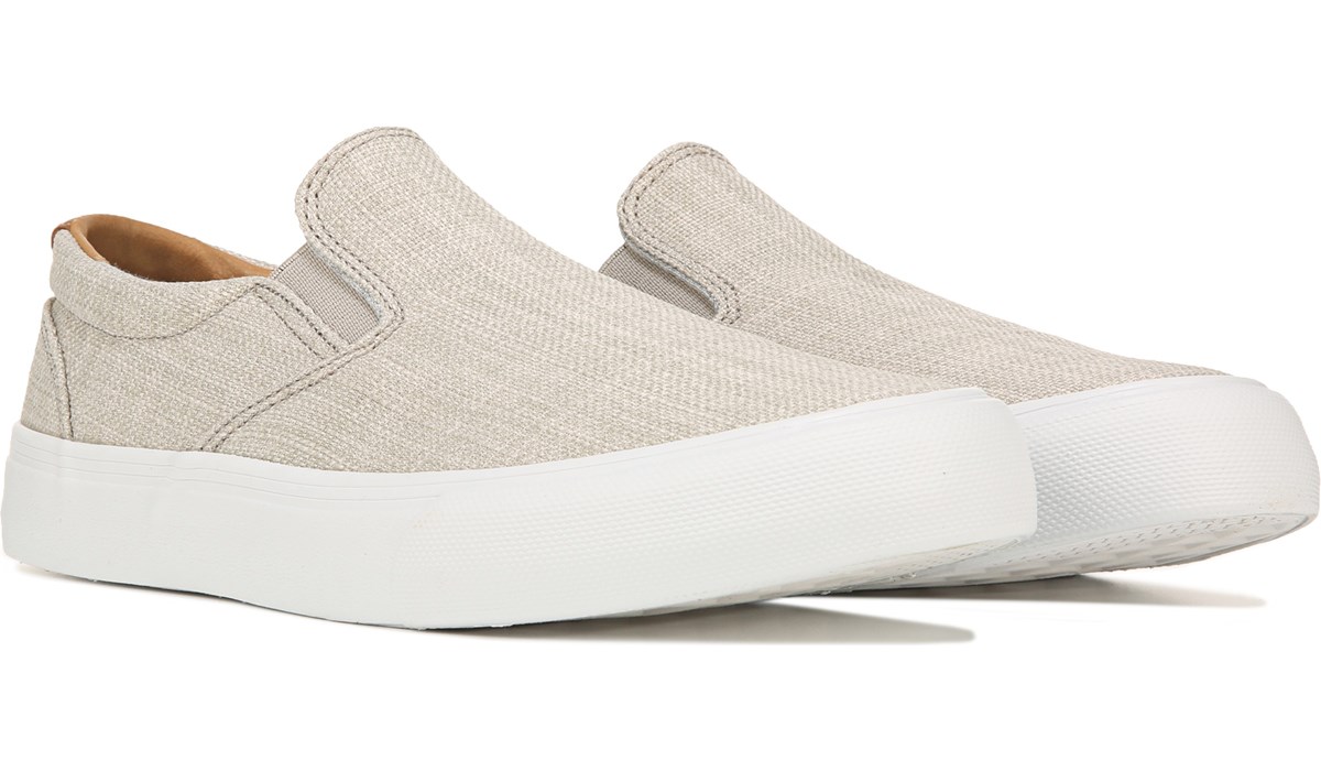 slip on beige sneakers