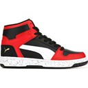 Black/Red/White/Speckled