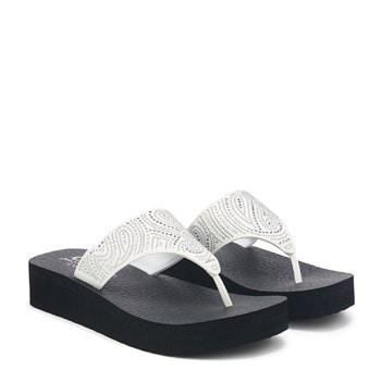 Women's Vinyasa Paisley Wave Flip Flop Sandal