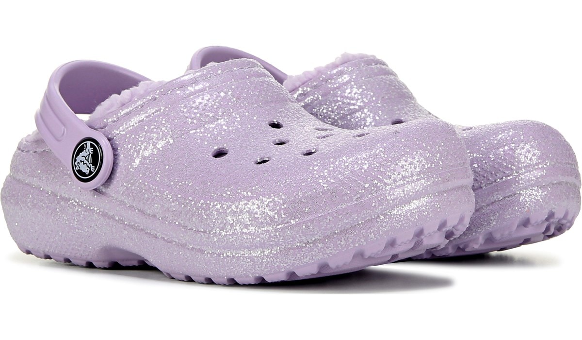 lavender fleece lined crocs