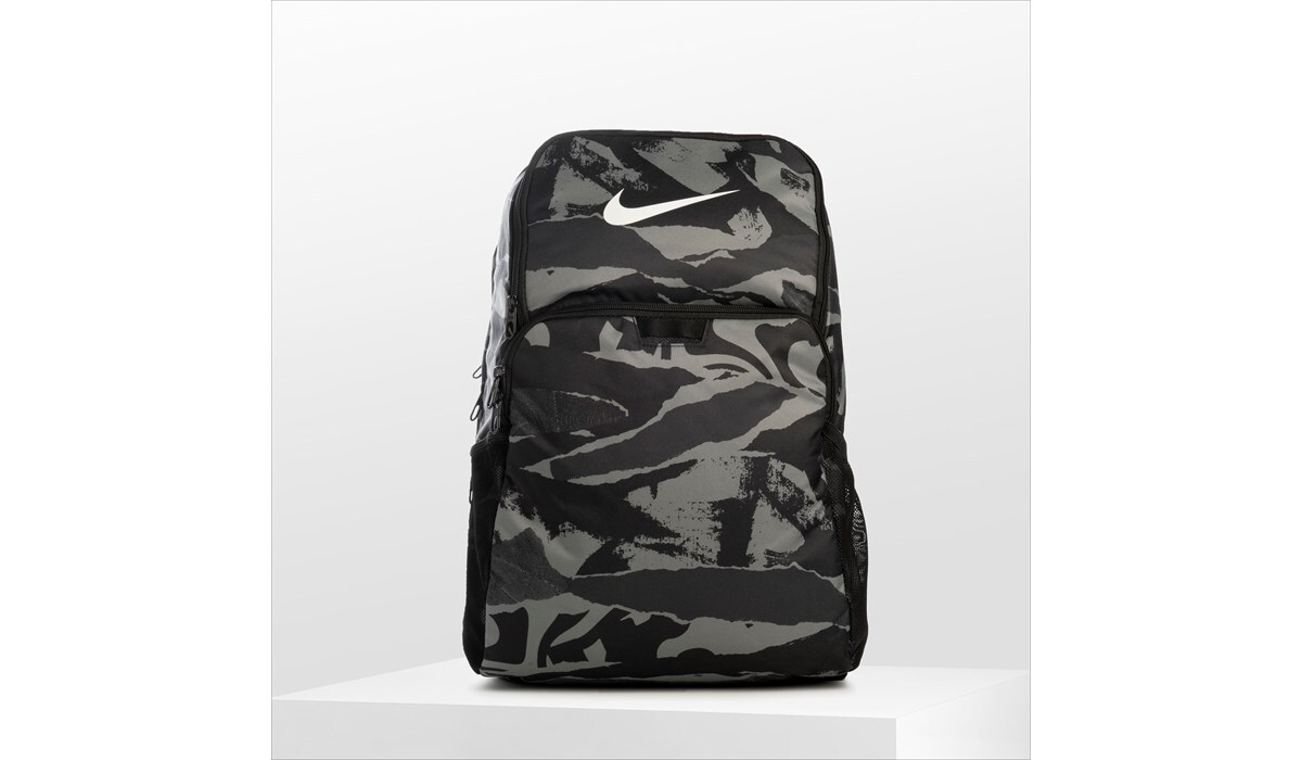 nike white camo backpack