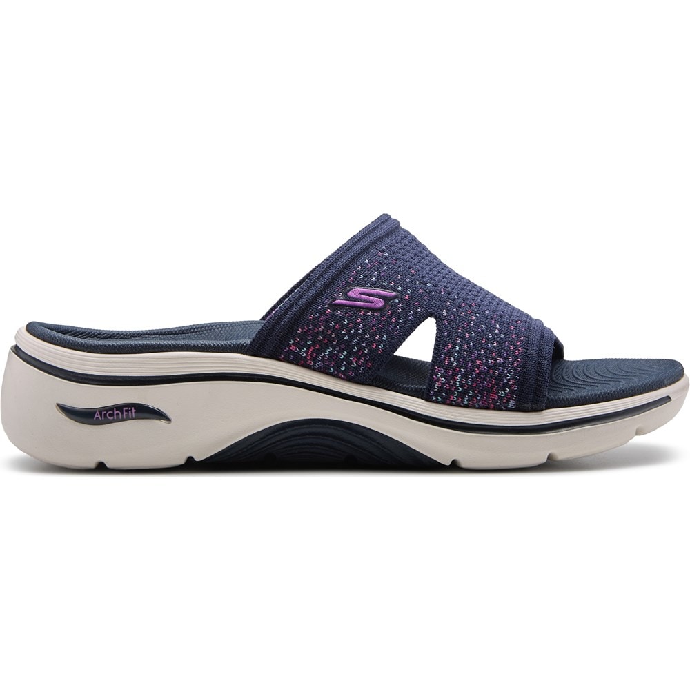 ◆SKECHERS◆ Women's Gowalk Archfit 20 Sandals SP0WSCFM012 Skechers Women's Arch Fit Go Walk 2.0 Slide Sandal | Famous