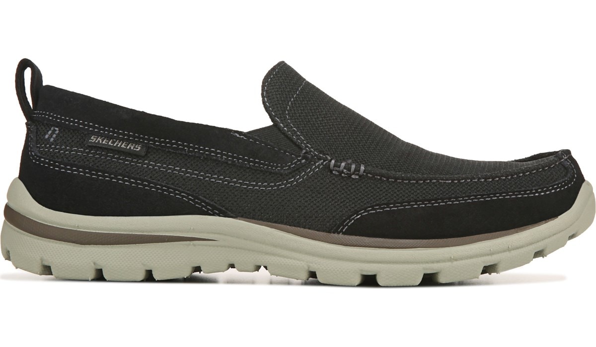 Skechers Men's Milford Memory Foam Medium/Wide Slip On | Famous Footwear