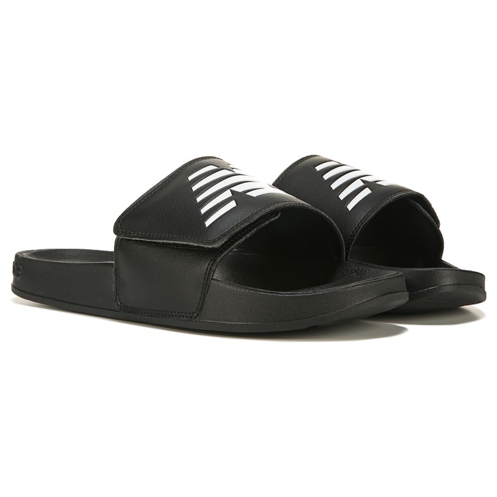 New Balance 200 Adjustable Slide - Black-10-EEEE-4E