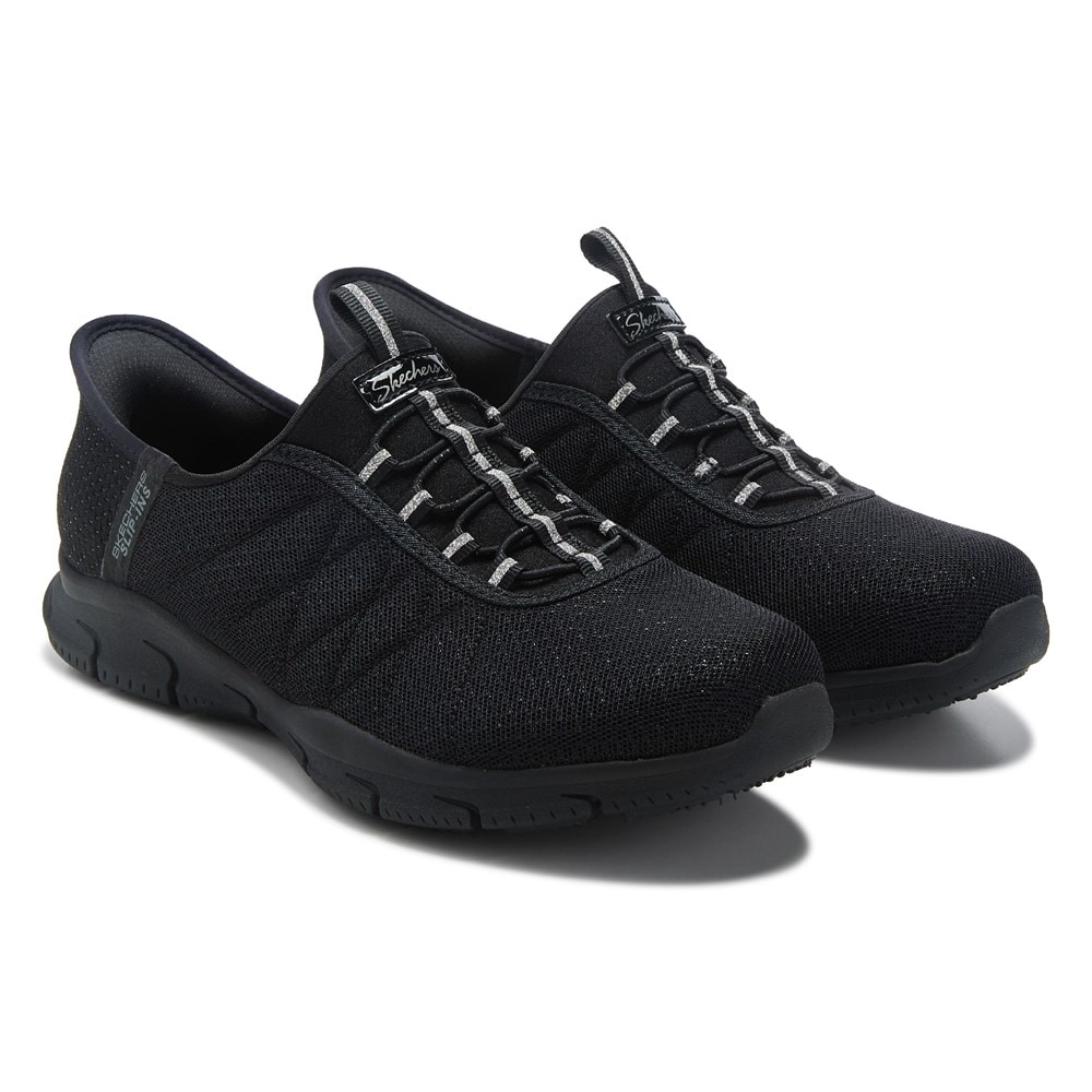 ♪megu♪ Skechers Women's Slip-ins Brilliance Bungee Wide Sneaker