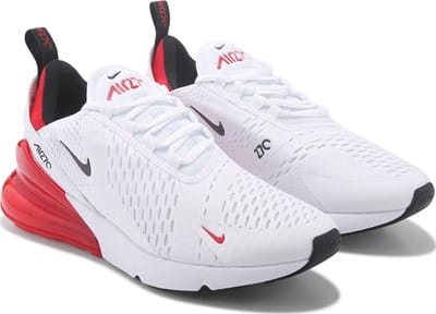 Men's Air Max 270 Sneaker - White/Black/Red