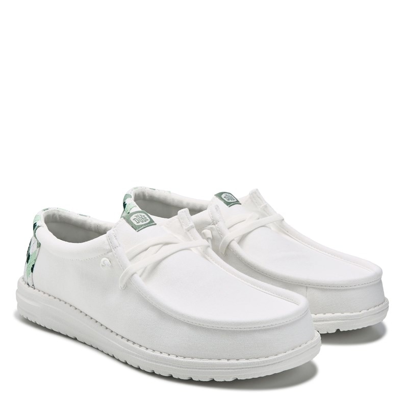 Heydude Men's Wally Casual Shoes (St. Patricks Day White/Green) - Size 13.0 M