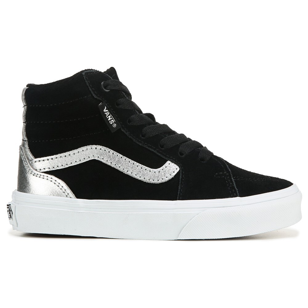 black and white vans high tops womens