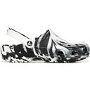 White/Black Marbled