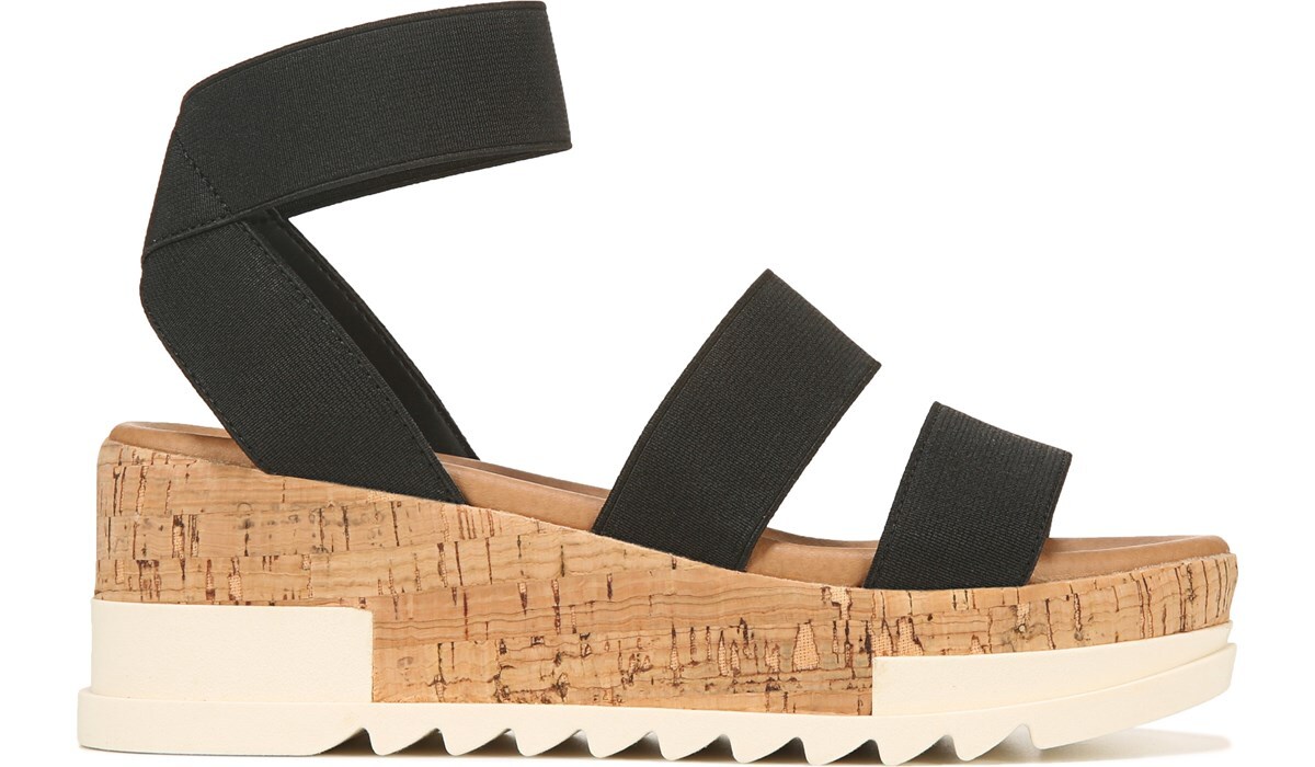 bandi platform wedge sandal white