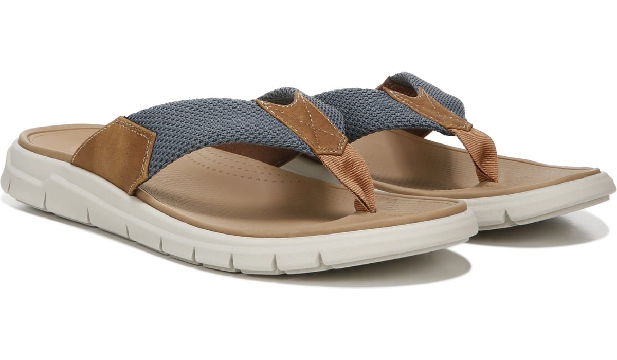 famous footwear mens flip flops