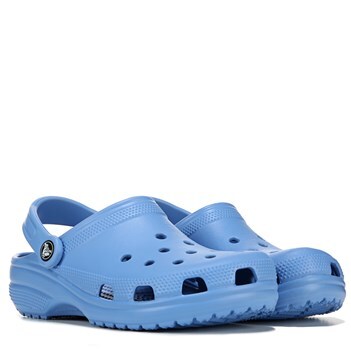 chambray blue crocs