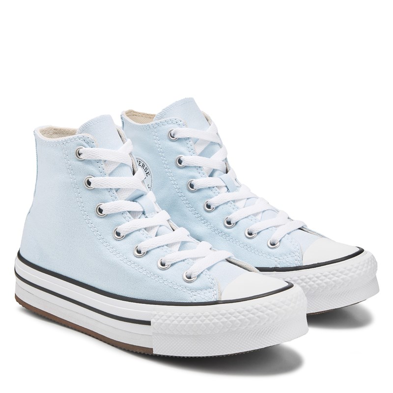 Converse Kids' Chuck Taylor All Star Lift High Top Sneaker Big Kid Shoes (Blue Supermoon) - Size 6.0 M