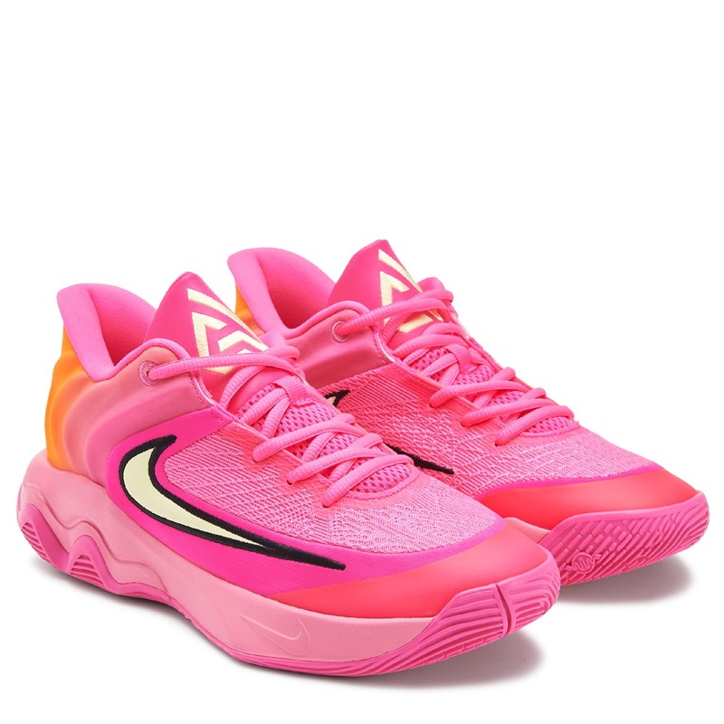 Nike Giannis Immortality 4 Basketball Shoes (Pink/Yellow/Orange) - Size 14.0 M