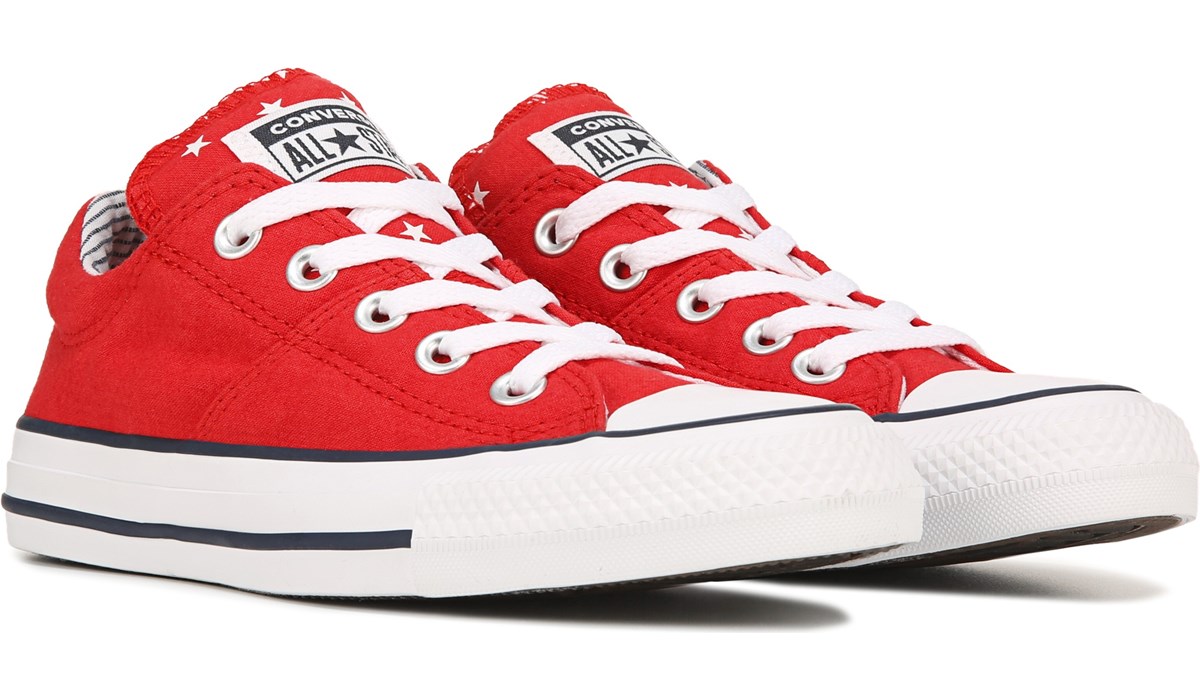 red slip on converse womens