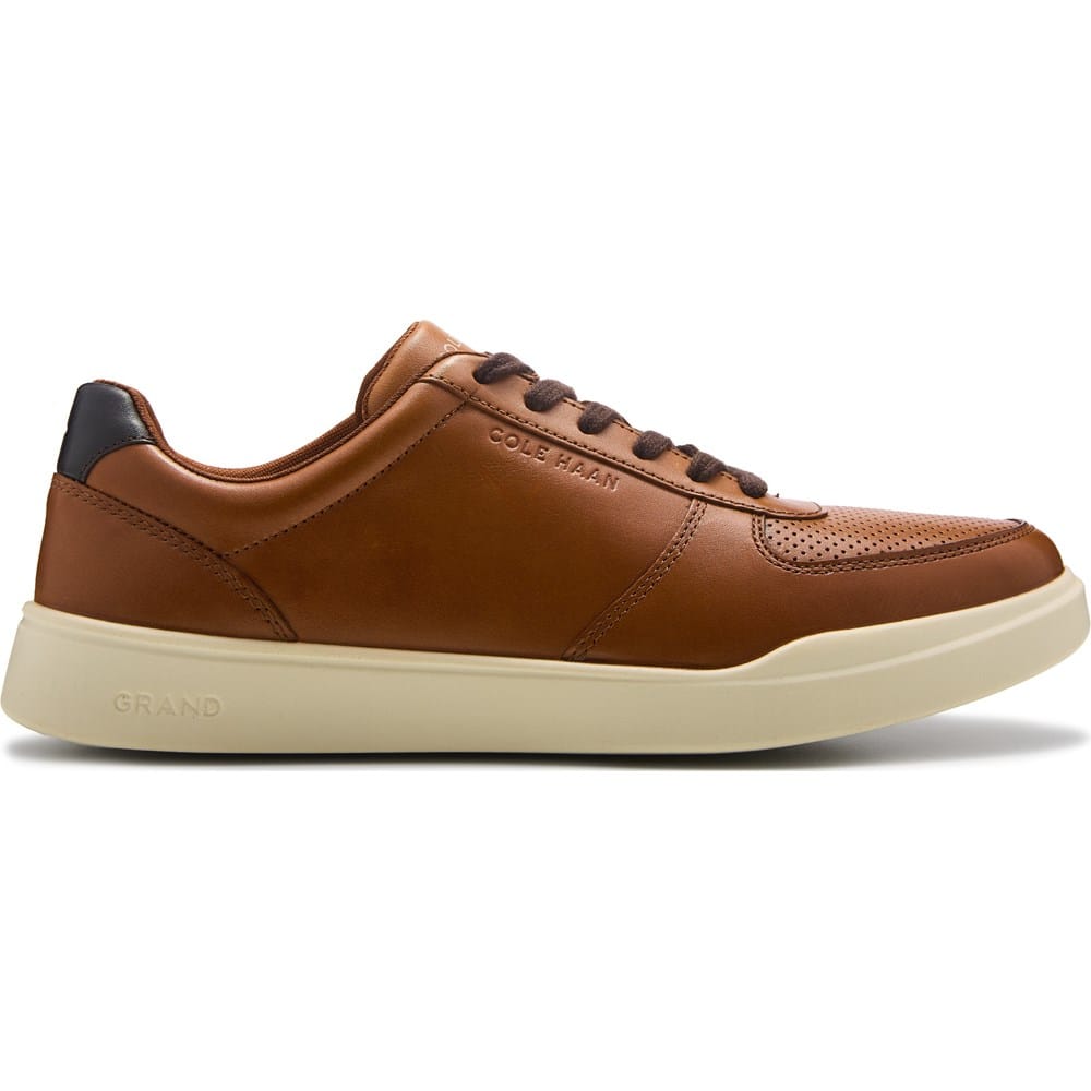 Cole Haan Grand+ Pureshot Court Mens Leather Sneakers British Tan Size 10.5 M Men main image 3