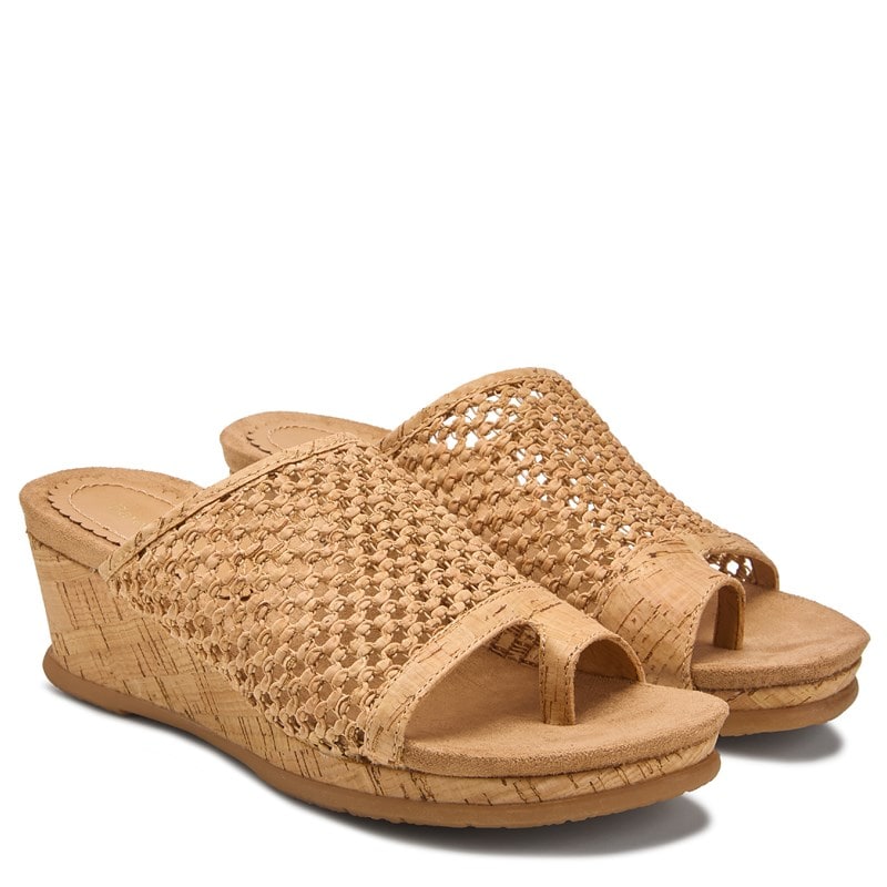 Baretraps Women's Faye Wedge Sandals (Natural) - Size 10.0 M