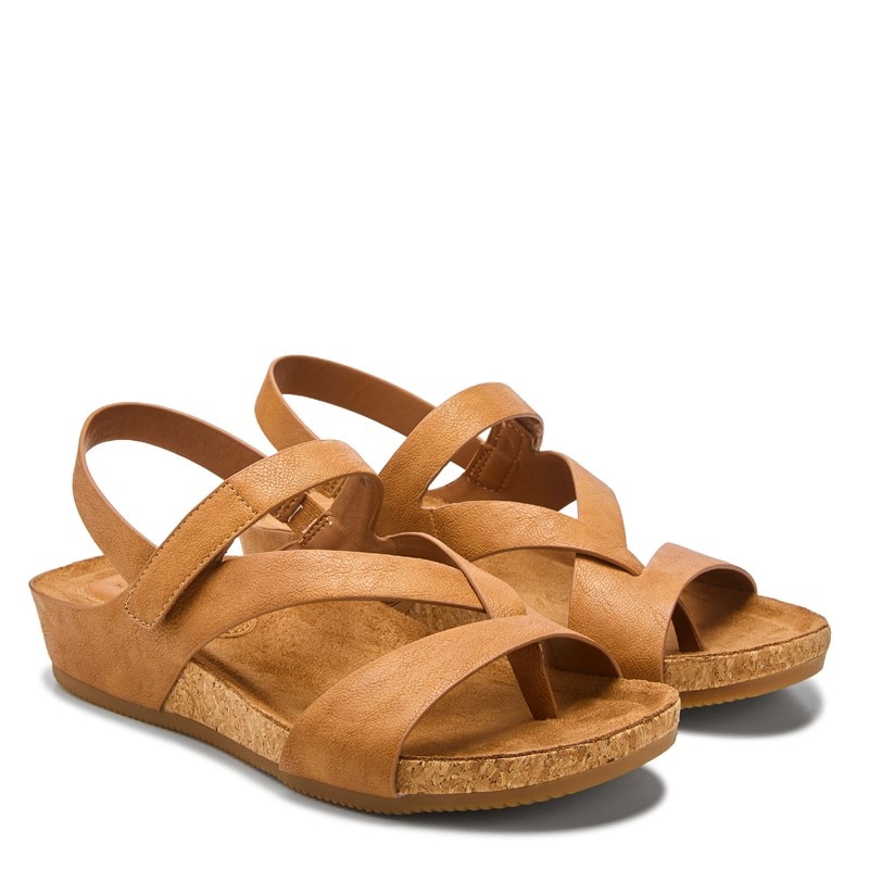 Eurosoft Women's Gianetta Footbed Sandals (Luggage) - Size 7.0 M