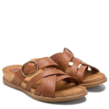 Women's Georgette Footbed Slide Sandal