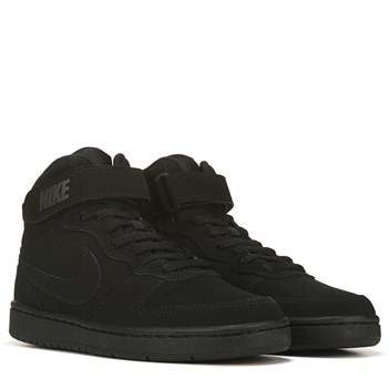 Nike Kids Court Borough 2 High Top Sneaker Big Kid Black Sneakers And Athletic Shoes Famous Footwear Nike Kids Court Borough 2 High Top Sneaker Big Kid Black Sneakers And Athletic Shoes Famous Footwear