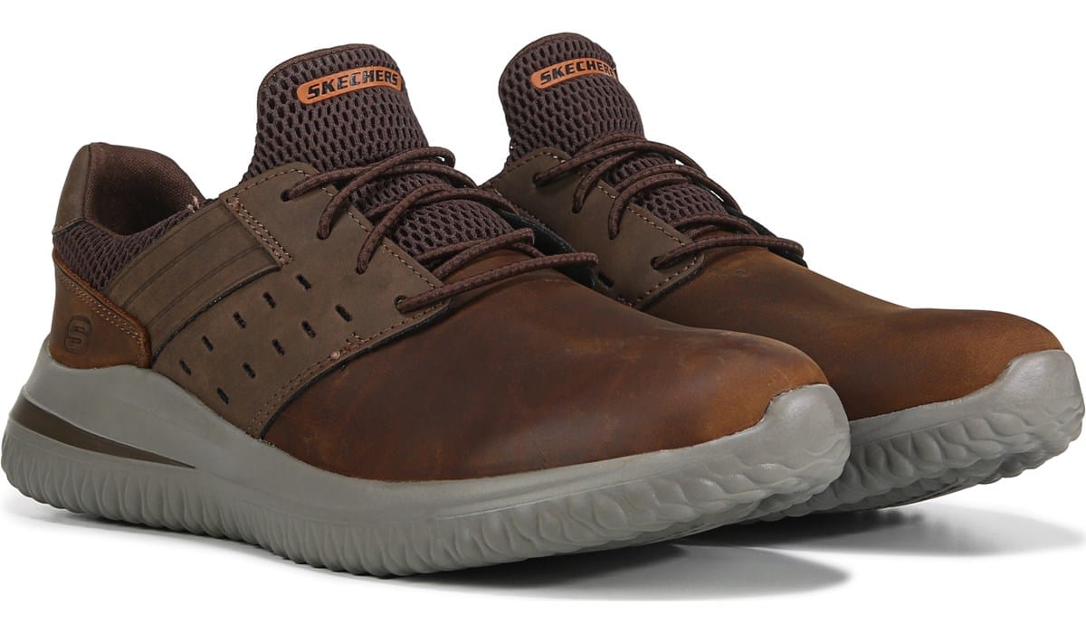 Skechers Men's Ezra Leather Slip-On 