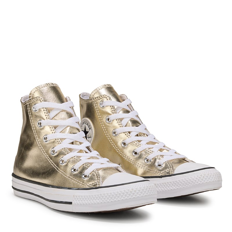 Converse Chuck Taylor All Star Hi Top Sneakers (Gold) - Size 4.0 M
