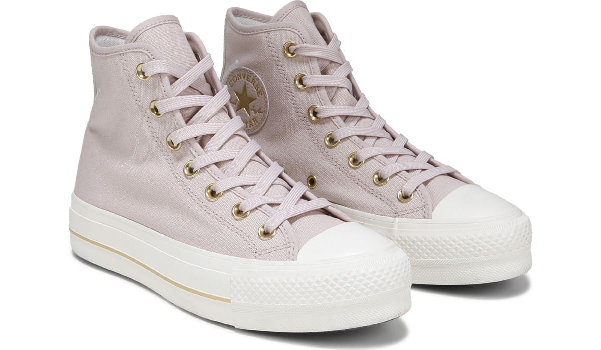 chuck taylor all star lift sneaker rose gold