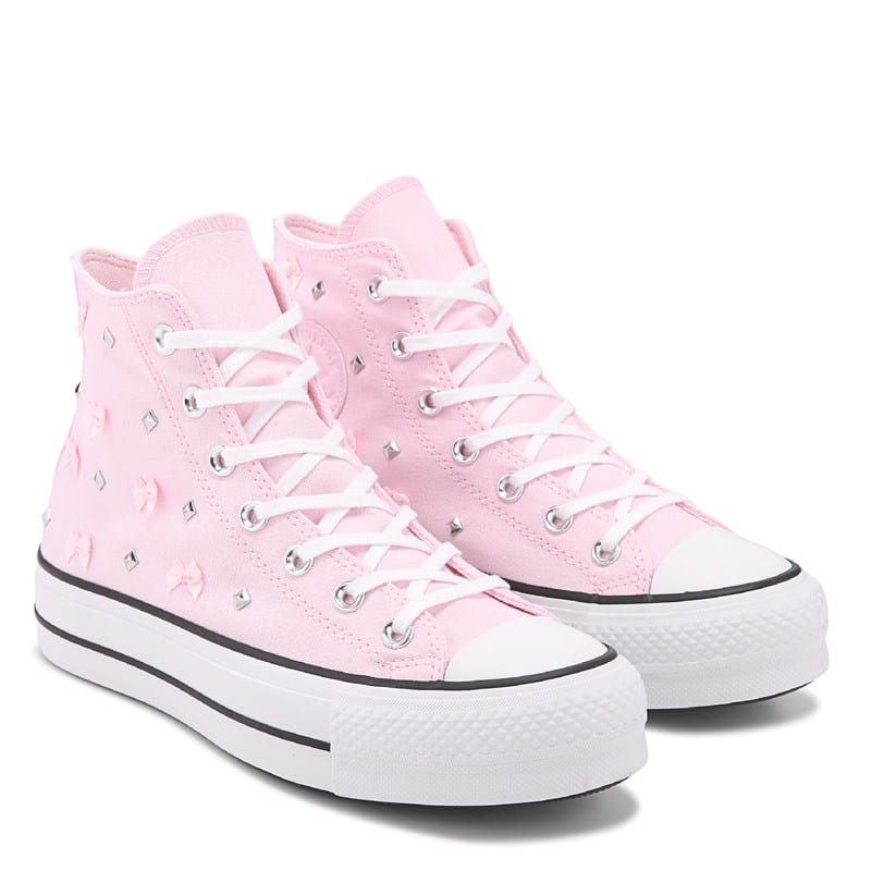Converse Women's Chuck Taylor All Star Hi Lift Platform Sneakers (Pink) - Size 7.0 M