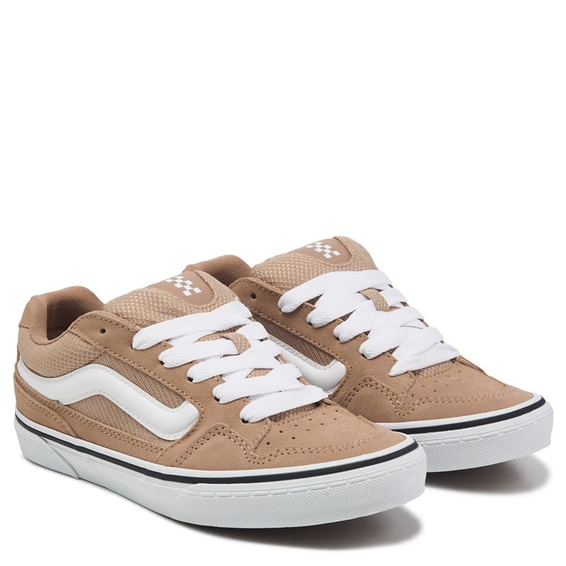 Vans Women's Caldrone Skate Sneakers (Taupe Brown) - Size 8.0 M