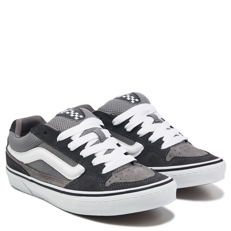 Vans Men's Caldrone Skate Shoes (Asphalt Grey) - Size 11.0 M