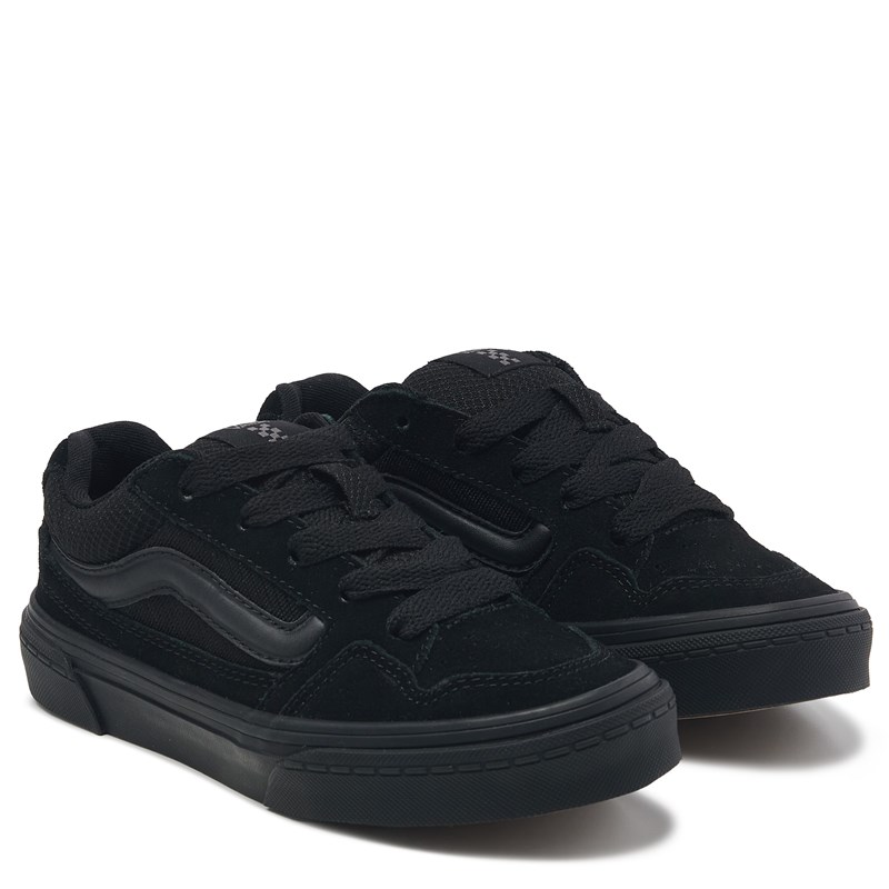 Vans Kids' Caldrone Skate Shoe Little/Big Kid Shoes (Black) - Size 11.0 M