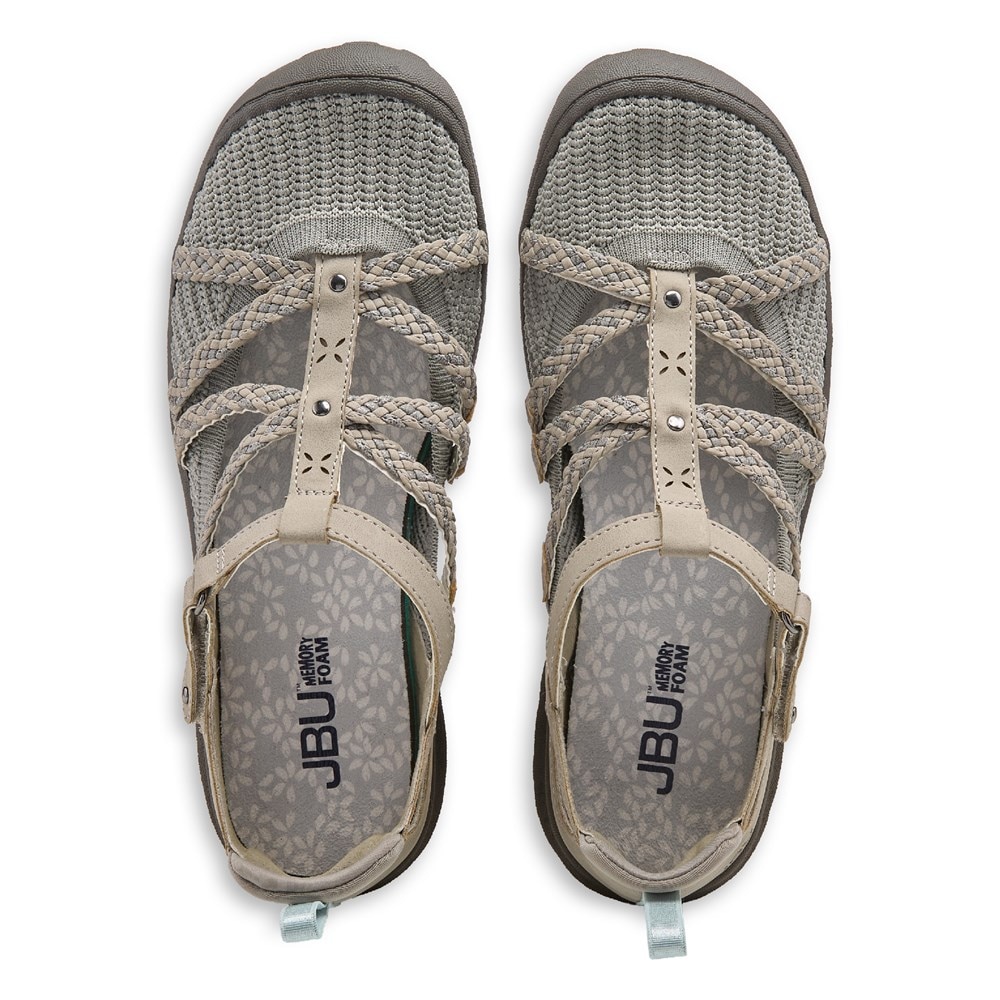 JBU Women's Juliana T-Strap Slip On | Famous Footwear