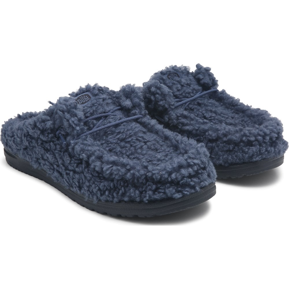 Wally Hey Dude Furry HEYDUDE Men's Wally Cozy Slipper Famous Footwear