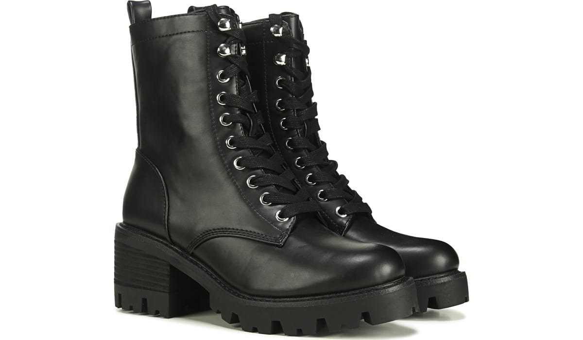 dolce vita black combat boots