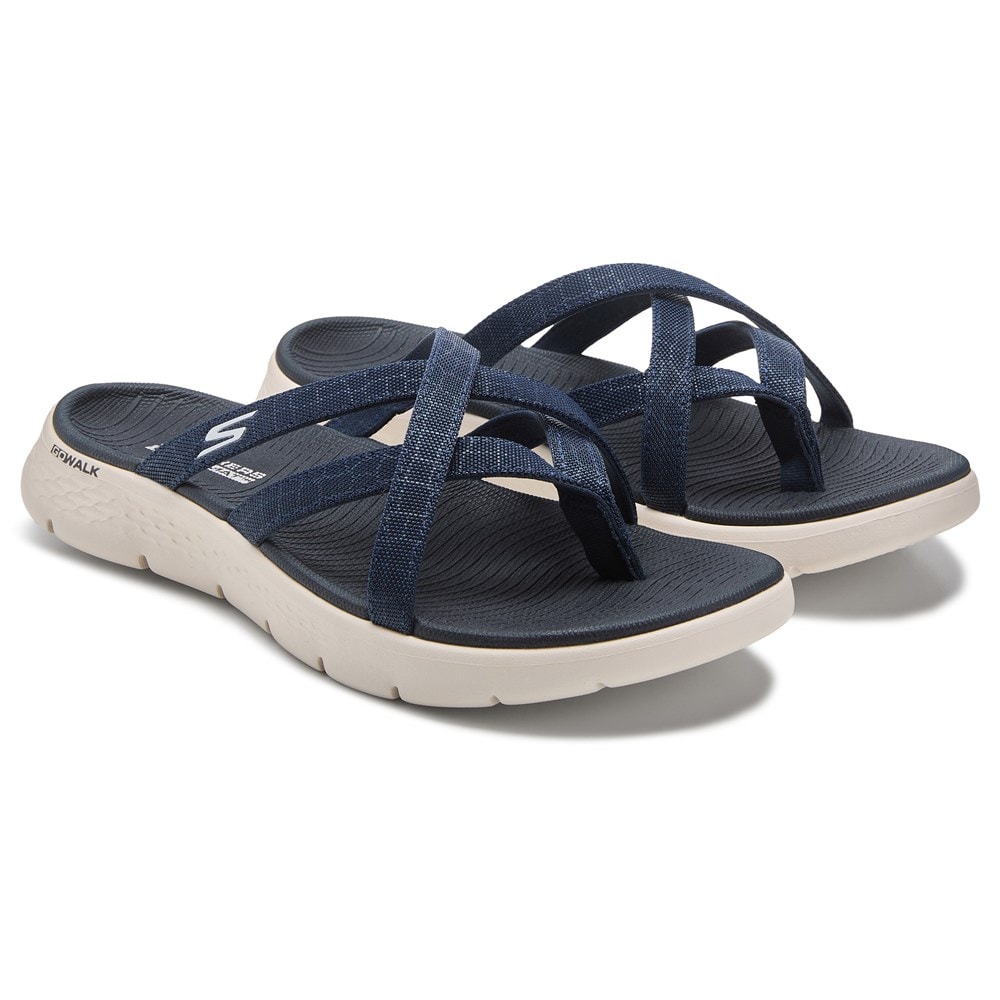 【新品】SKECHERS GO WALK SANDAL-23cm Skechers GO WALK Flex Sandal - Memory Foam Crossband Upper