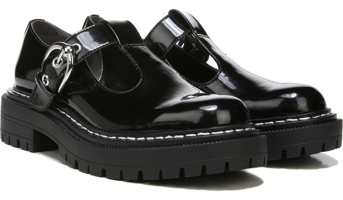 mary jane platform loafers