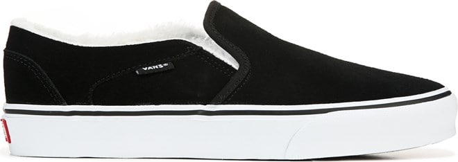 black slip on vans famous footwear