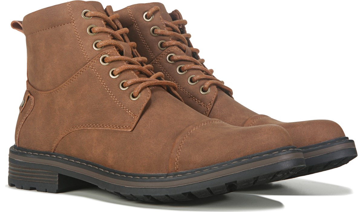 Perry Ellis Portfolio Men's Redding Lace Up Cap Toe Boot | Famous Footwear